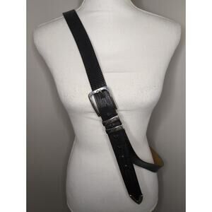 Remo Tulliani Andre calfskin Italian leather reptile embossed belt USA